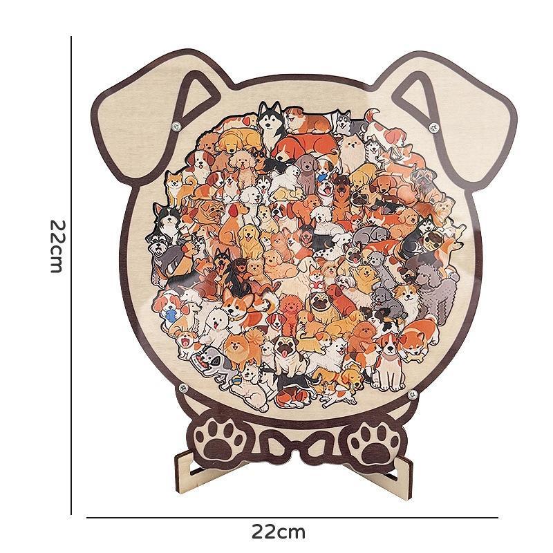 🐶🐱 Cute Puppy & Kitten DIY Puzzle Kit