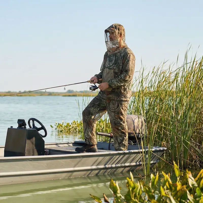 🦟 50% OFF NOW! ⏰ Lightweight Mosquito Suit with Hood – Breathable mesh, full-body protection & zipper front – perfect for hiking, fishing or gardening in buggy areas 🌿