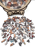 🐶🐱 Cute Puppy & Kitten DIY Puzzle Kit