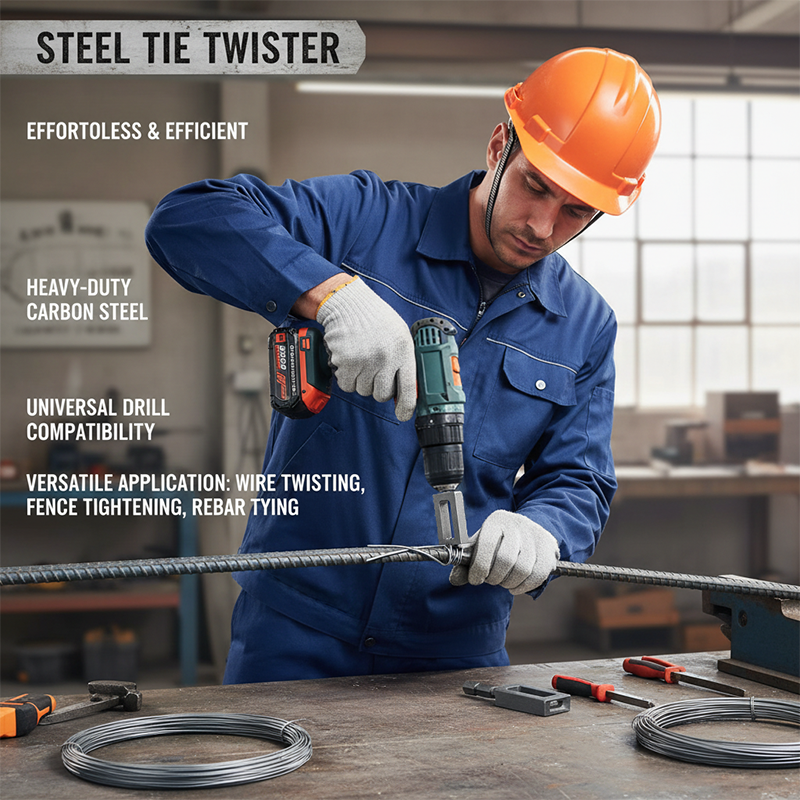 🎁Buy 1 Get 1 Free🔩The Ultimate Time-Saver for Wire Tying—Wire Twister🏗️