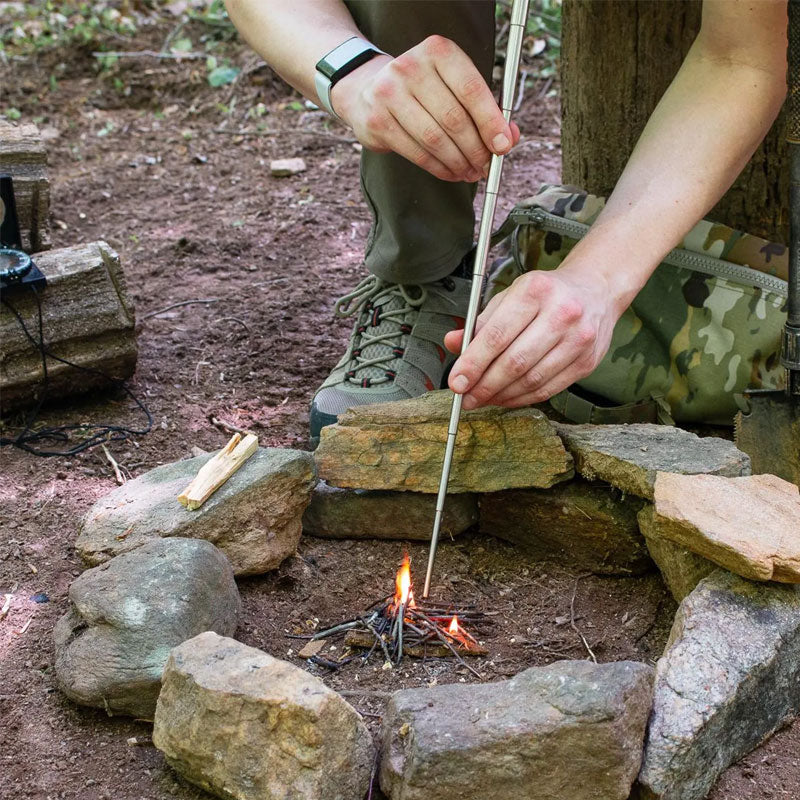🔥 Telescopic Portable Blow Fire Tube - Collapsible High Effective Camping Equipment - Outdoor Cooking Hiking BBQ Fire Pipe