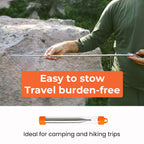 🔥 Telescopic Portable Blow Fire Tube - Collapsible High Effective Camping Equipment - Outdoor Cooking Hiking BBQ Fire Pipe