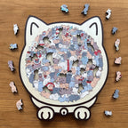 🐶🐱 Cute Puppy & Kitten DIY Puzzle Kit