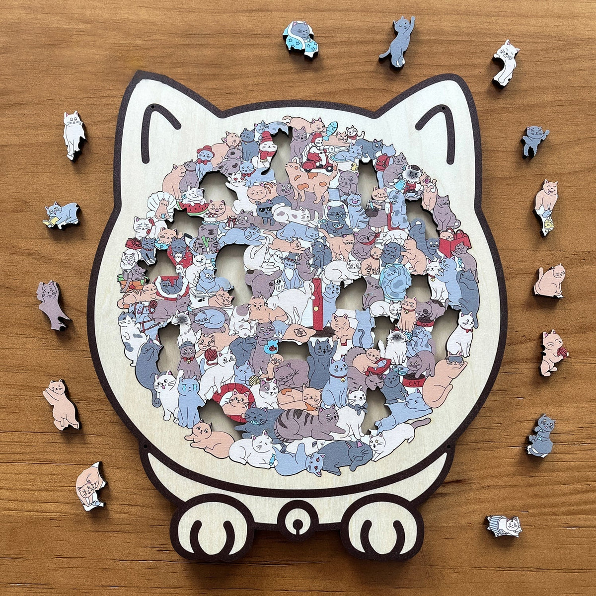 🐶🐱 Cute Puppy & Kitten DIY Puzzle Kit