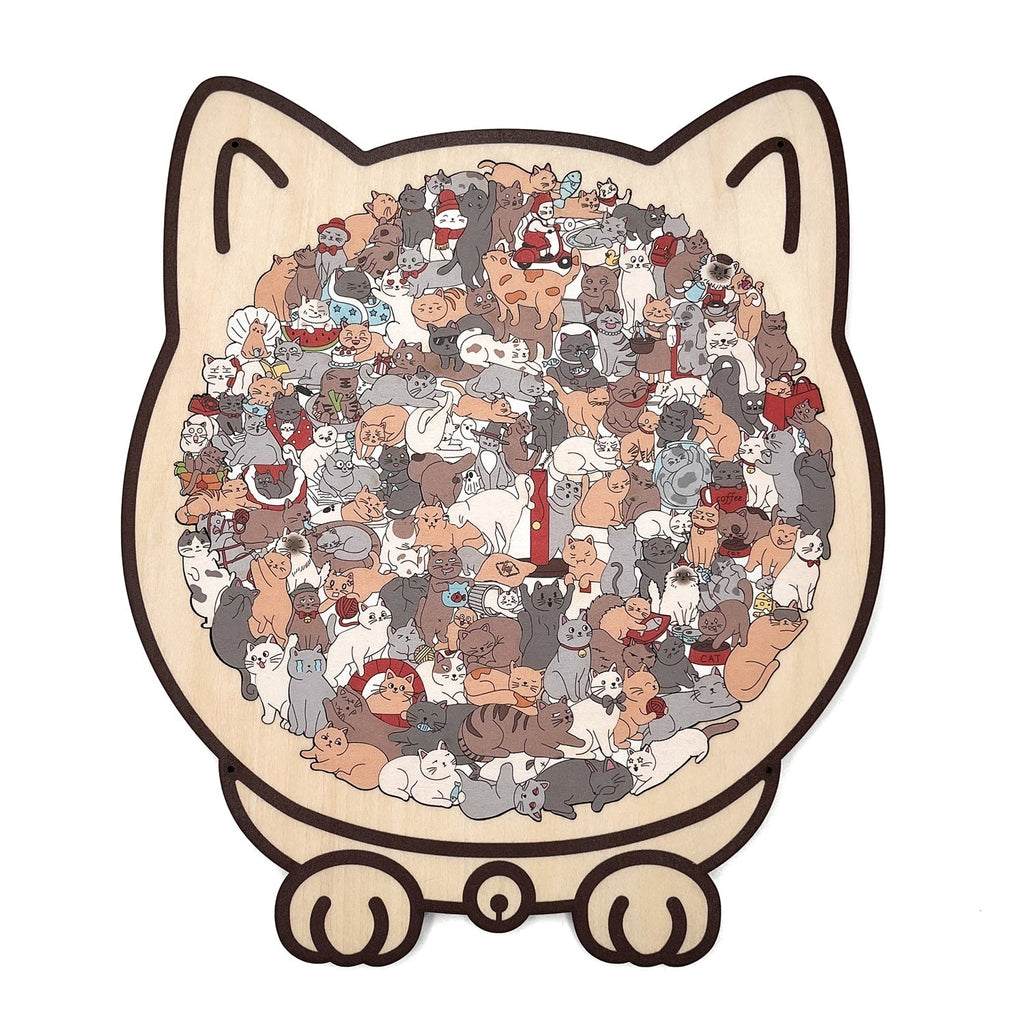🐶🐱 Cute Puppy & Kitten DIY Puzzle Kit