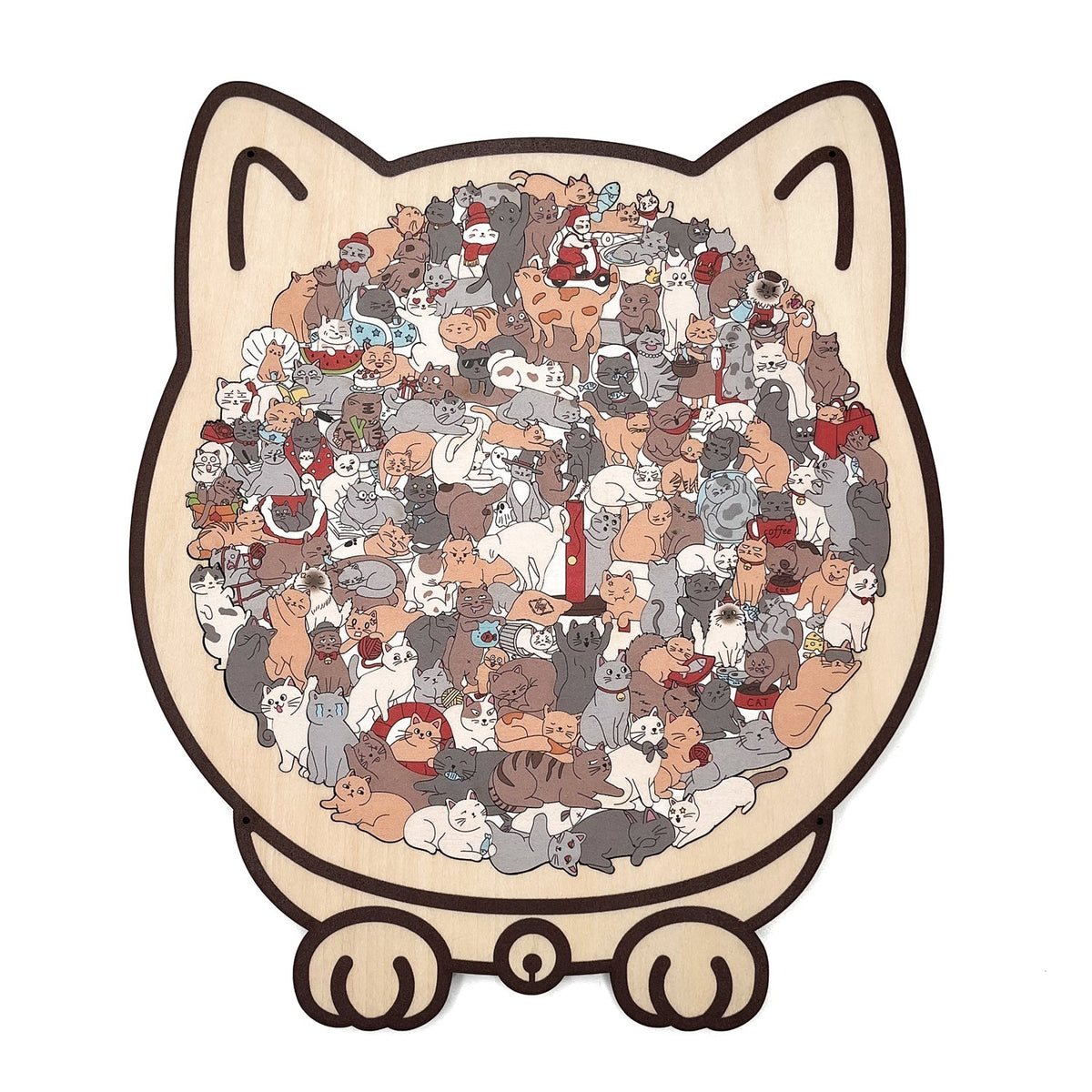 🐶🐱 Cute Puppy & Kitten DIY Puzzle Kit